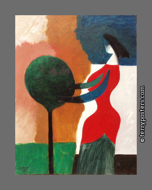 Žena: olej na plátně: 1986