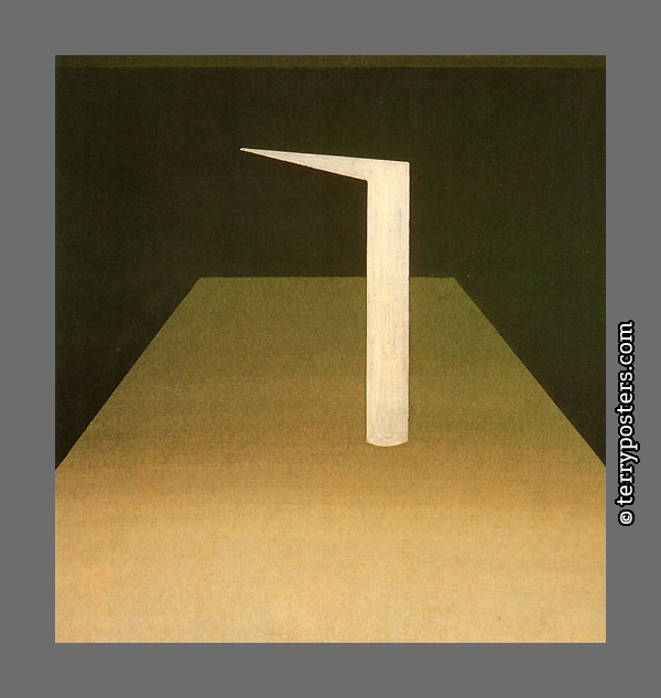 Čekání na Godota: tempera-lepenka; 35 x 49 cm; 1970 (scénický návrh)