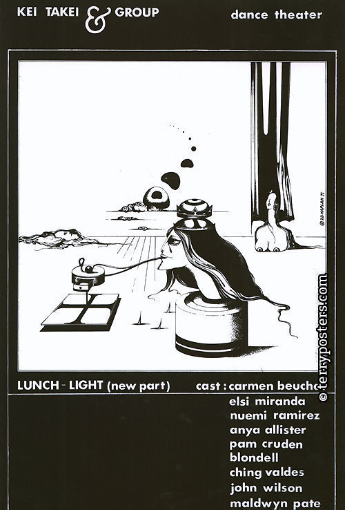 Kei Takei Group: Divadelní plakát; New York; 1971