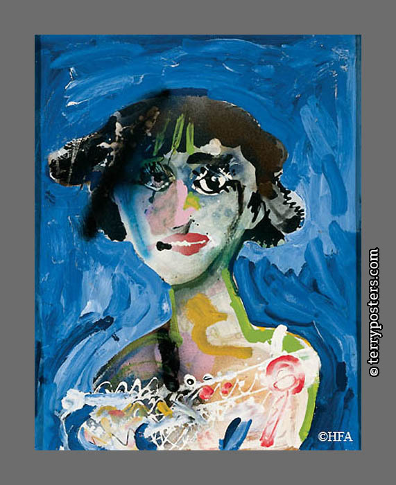 Portrét de Mme JM: Akryl na krabičce: 67 x 48 cm; 1981