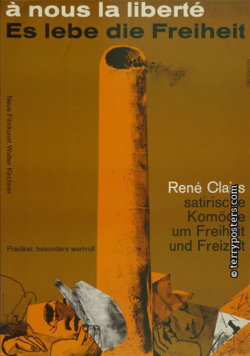 Es lebe die Freiheit!; filmový plakát; 1960