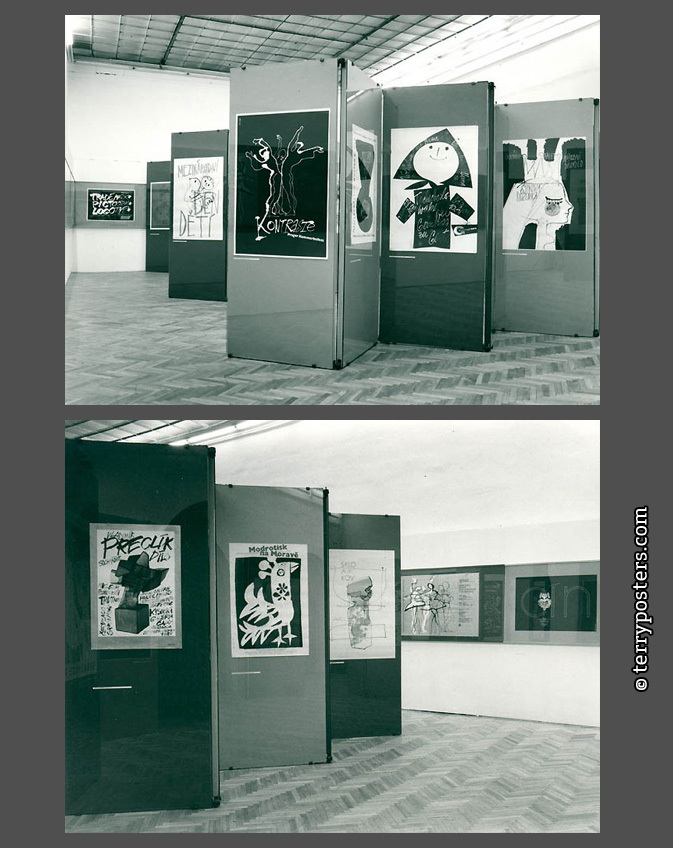 Výstava plakátů - MG v Brně; 1989