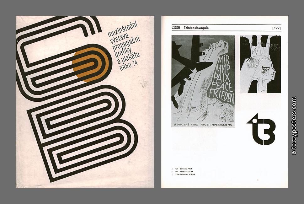 6. mezinárodní bienále grafického designu; MG Brno; 1974