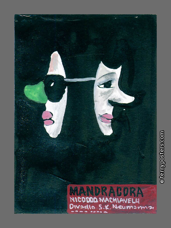 Mandragora 5; 9 x 6 cm; 1992