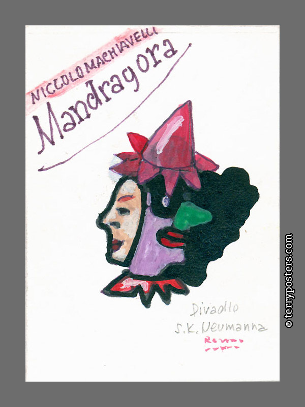 Mandragora 7; 9 x 6 cm; 1992