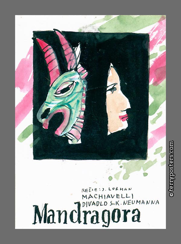 Mandragora 19; 9 x 6 cm; 1992