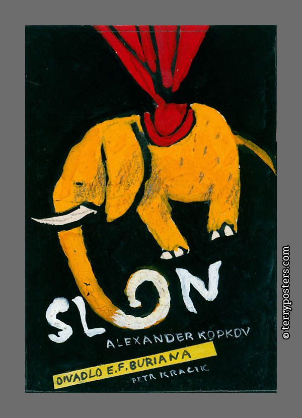 Slon 7; 9 x 6 cm; 1989