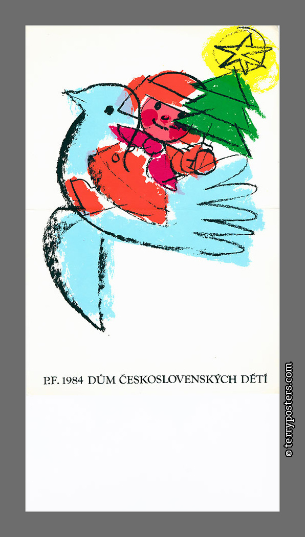 PF 1984 - Dům československých dětí; 31 x 21 cm